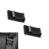 2 Pack Car Seat Belt Stabilizer Universal Car Seat Belt Clips Stabilizer Holder ABS Car Seat Belt Positioner Avoid Rattling Noise From Collisions- Convenient Accessory for Easy Buckling view 1