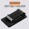 2 Pack Car Seat Belt Stabilizer Universal Car Seat Belt Clips Stabilizer Holder ABS Car Seat Belt Positioner Avoid Rattling Noise From Collisions- Convenient Accessory for Easy Buckling view 2