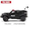 BDTCTK 1/36 Scale JLTV Armored Car Police Car Model, Zinc Alloy Die-Cast Pull Back Vehicles Kid Toys for Boy Girl Gift (Black) view 3