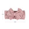 LDDCX 3 Pack 5.3''Baby Girl Floral Embroidery Eyelet Bow Headbands Newborn Hairband Baby Turban Knotted Headwrap for Toddler Hair Accessories.(FD90) (ZH A) view 3