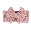 LDDCX 3 Pack 5.3''Baby Girl Floral Embroidery Eyelet Bow Headbands Newborn Hairband Baby Turban Knotted Headwrap for Toddler Hair Accessories.(FD90) (ZH A) view 4