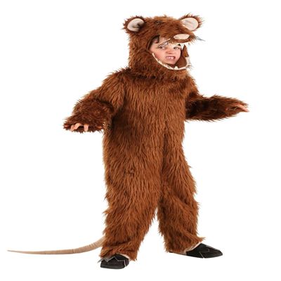 Fun Costumes Kids Princess Bride ROUS Halloween Costume | Brown Rodent of Unusual Size | Rat Jumpsuit for Themed Events X-Small