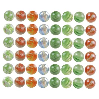 14mm Glass Ball Toys Fish Tank Glass Marbles Colorful Decorative Glass Marbles Set