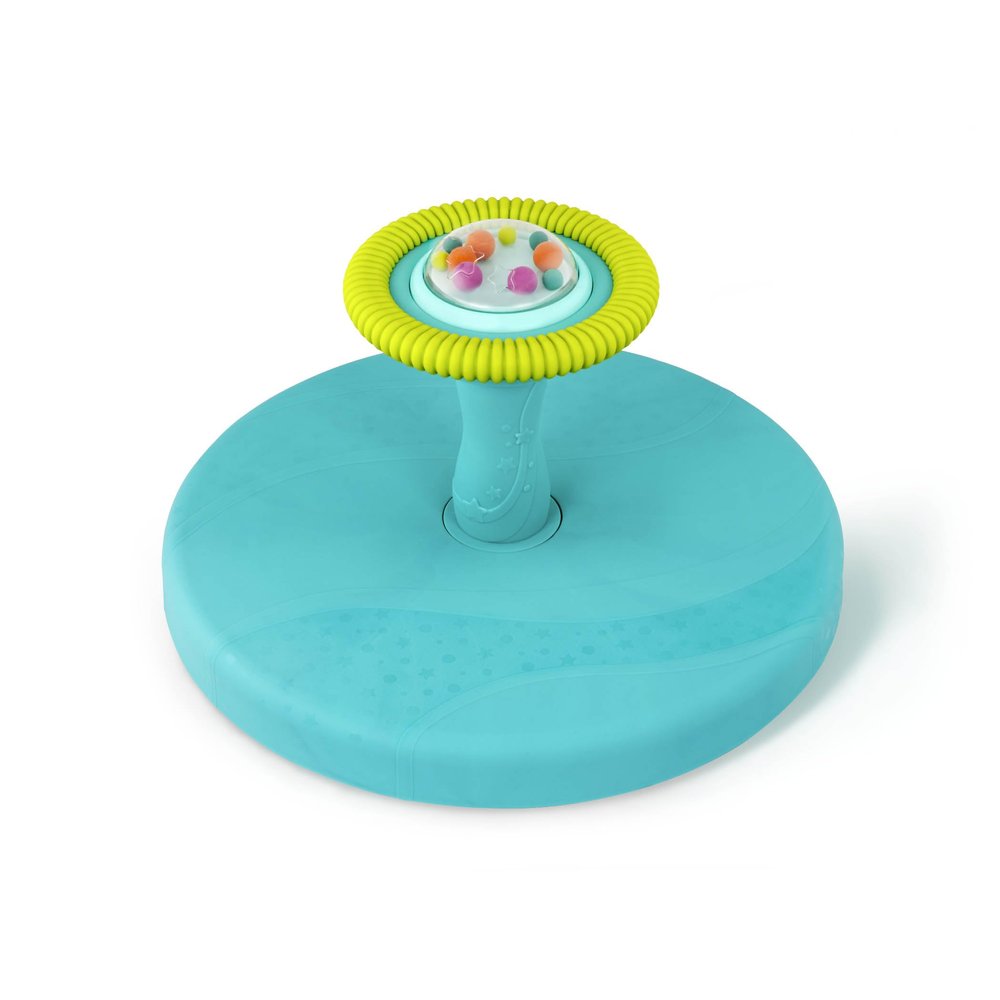 B. toys  Spinning Activity Toy  Colorful Bead Popper  Easy  Grip Handle  Active Play for Toddlers  2+ Years  Twirly Time