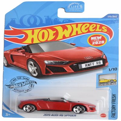 Hot Wheels 2019 Audi R8 Spyder, Factory Fresh 1/10 [red] 175/250