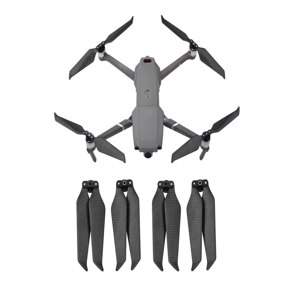 2 Pairs / 4pcs Low Noise Carbon Fiber Propellers for DJI Mavic 2 PRO/Zoom 8743F 710157920839 Model_TRD-RST-8903