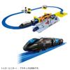 Takara Tomy Plarail Let's Play More with Tomica! Hakkou! Scenes Full of Scenes in Front of The Station Rotary Set, Train Toy, for Ages 3 Years and Up view 2