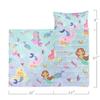 Datura home Nap Mat -Mermaid Sleeping Bag with Removable Pillow - Daycare and Sleepovers Preschool Kindergarten Bedding Set for Kids Toddler Boys Girls(Mermaid3 Standard) view 2
