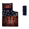 Datura home Nap Mat -Basketball Sleeping Bag with Removable Pillow - Daycare and Sleepovers Preschool Kindergarten Bedding Set for Kids Toddler Boys Girls(Basketball Standard) view 1