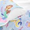 Datura home Nap Mat -Mermaid Sleeping Bag with Removable Pillow - Daycare and Sleepovers Preschool Kindergarten Bedding Set for Kids Toddler Boys Girls(Mermaid3 Large) view 3