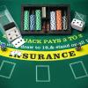 Honoson Poker Chip Tray with 6 Deck Blackjack Shoe and Discard Tray Black Poker Chip Dealer Holder Card Shoe Black Plastic Jack Dispenser Table Set for Casino Game Party Accessories view 4