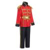 Boy Prince Charming Kids King Knight Medieval Royal Prince Outfit Gold Crown Boys Colonial Party Birthday Christmas Red + Black Scepter 10-12Y view 3