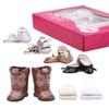 Prollete 18 inch Doll Shoes - 7 Pairs with Gift Box, Compatible with American Doll view 1