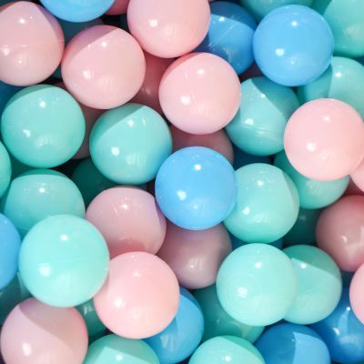 Heopeis Ball Pit Balls for Toddlers Ball Pit, Play Tent, Non-Toxic Phthalate Free BPA Free Crush Proof Plastic Ball, Play Balls Birthday Parties in Reusable Storage Bag