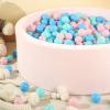 Heopeis Ball Pit Balls for Toddlers Ball Pit, Play Tent, Non-Toxic Phthalate Free BPA Free Crush Proof Plastic Ball, Play Balls Birthday Parties in Reusable Storage Bag view 4