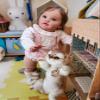 Pinky Reborn Baby Doll 26 Inch Lifelike Baby Dolls Realistic Toddler Reborn Doll for Kids Age 3+ view 2