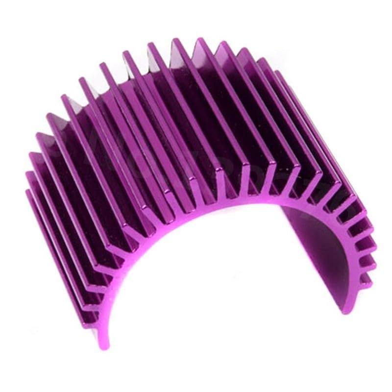 Compatible with HSP Model RC Car Spare Part Motor Heat Proof Cover Heatsink for 1/10 Scale Models Hi Speed 550 540 Motor (Color : Q)