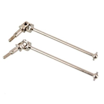 2pcs/Lot Compatible with HSP Upgrade Parts 106015 06047 Universal Drive Joint fit 1/10 Scale Models RC Car Off Road Buggy Car (Color : Silver)