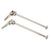 2pcs/Lot Compatible with HSP Upgrade Parts 106015 06047 Universal Drive Joint fit 1/10 Scale Models RC Car Off Road Buggy Car (Color : Silver) view 1