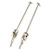 2pcs/Lot Compatible with HSP Upgrade Parts 106015 06047 Universal Drive Joint fit 1/10 Scale Models RC Car Off Road Buggy Car (Color : Silver) view 2