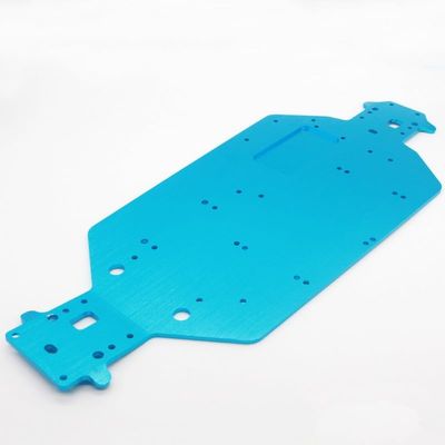 04001 6061 03601 Aluminum Alloy Metal Chassis for 1/10 Scale Models RC Car Compatible with HSP 94107 94110 94115 Off-Road Truggy Truck (Color : Blue)