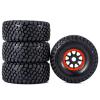 1/8 Mojave Short-Course Truck Tire Tires Wheel FS Desert Truck Off-Road Buggy 17MM Adapter Wearable 336184 RC Model Car (Color : Red 2pcs) view 3