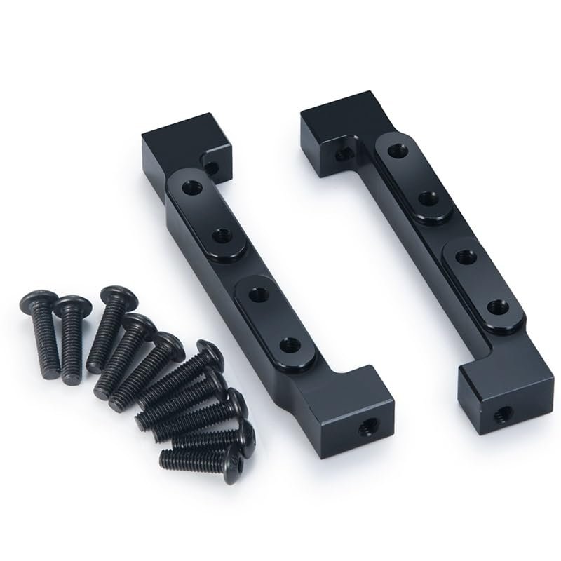 2Pcs Metal Front Servo Mounts Servo Fixed Stand for 1/14 Tamiya RC Tractor Truck Car Upgrade Parts Accessories