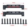 2Pcs Metal Front Servo Mounts Servo Fixed Stand for 1/14 Tamiya RC Tractor Truck Car Upgrade Parts Accessories view 3