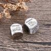 2PCS Food Decision Dice Wife Valentines Gifts for Her Him Boyfriend Girlfriend Couple Gifts for Women Men Christmas Exchange Game Decider for Husband Wife Valentines White Elephant view 4