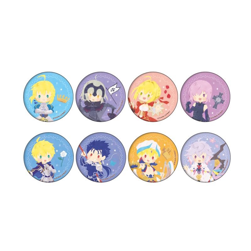 Fate/Grand Order 07 Nordic Illustration Can Badge 8 Pack Box
