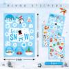 Joy Bang Christmas Bingo for Kids & Adults - Snowman Bingo Game for 36 Players with Winter Stickers - Xmas Activity & Holiday Party Supplies view 3