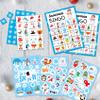 Joy Bang Christmas Bingo for Kids & Adults - Snowman Bingo Game for 36 Players with Winter Stickers - Xmas Activity & Holiday Party Supplies view 4