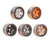 MayNuo 4PCS Metal Aluminum Alloy 1.9 in Tires Wheel Hub Wheels for 1/10 RC Remote Control Model Car Crawler SCX10 JT4 XT4 (Color : Golden) view 2