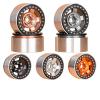 MayNuo 4PCS Metal Aluminum Alloy 1.9 in Tires Wheel Hub Wheels for 1/10 RC Remote Control Model Car Crawler SCX10 JT4 XT4 (Color : Golden) view 3