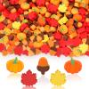 JUNEBRUSHS Fall Mini Erasers, 150Pcs Cute Thanksgiving Erasers Mini Erasers for Bulk Maple Leaf Novelty Pencil Erasers Stationery for Classroom Prizes Homework Rewards Gifts Party Favors view 1