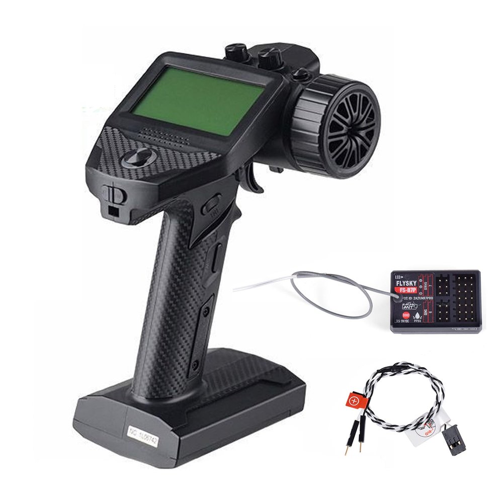 Goolsky Flysky FS-G7P 7 Channels RC Transmitter and Receiver FS-R7P, 2.4GHz Remote Controller for RC Cars, Crawlers, Trucks, Boats, Robot, 300m/984ft Control Distance