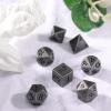 10mm Mini DND Metal Dice Set,3 Sets Antique Copper D&D Dice Set-Micro Polyhedral Dice Set,Perfect in Clear Display Tube for DND Dungeons and Dragons MTG RPG Tabletop Role Playing Games view 4