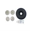 1 PCS Fixed Wing Model Aircraft Wheel 5.5 Inches Inflatable PU Wheels Pneumatic Tires Landing Gear Wheel for RC Plane Replacement Parts (1pcs 5.5 Inch/ D140mm) view 4