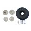 1 PCS RC Airplane Wheel 4.5 Inches Wheels Landing Gear RC Plane Wheels for Fixed Wing Model Aircraft (1pcs 4.5 Inch/ D114mm) view 3