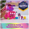 DreamWorks GABBY'S Dollhouse Celebration Party Bus, Transforming Playset with Gabby & DJ Catnip Toy Figures & Dollhouse Accessories, Kids Toys for Ages 3 and Up view 2