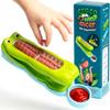 CrocoDicer: Fun Hot Dog Cutter That Lets Kids Cut Their Own Hot Dogs Safely. One Press = 24 Bites. Even Picky Eaters Will Love Dinner Time. 100% Kid and Crocodile Safe (Not Approved by Alligators). view 1