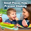 CrocoDicer: Fun Hot Dog Cutter That Lets Kids Cut Their Own Hot Dogs Safely. One Press = 24 Bites. Even Picky Eaters Will Love Dinner Time. 100% Kid and Crocodile Safe (Not Approved by Alligators). view 4