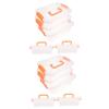 ABOOFAN 10pcs Plastic Storage Box Handle for Toy Organization Carrying Case for Desk and Car Design view 1