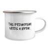 Unique Pediatrician Gifts, This Pediatrician Needs a Break, Brilliant 12oz Camper Mug For Coworkers From Coworkers, Cool pediatrician gifts, Unique pediatrician gifts, Best pediatrician gifts, view 2