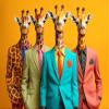 Cross & Glory - The Fab Four Giraffes - 1000 Piece Jigsaw Puzzle for Adults | Unique Artwork Jigsaw Puzzles | Fun | Challenging Brain Teaser view 1