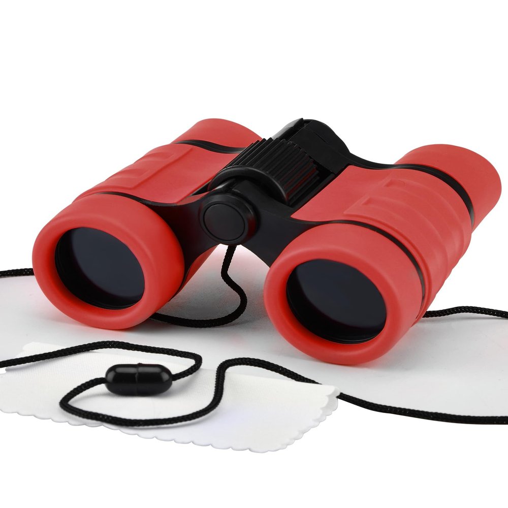Binoculars for Kids, Toys for 3-12 Years Boys and Girls High-Resolution Optics Shockproof Mini Compact Toy Binoculars for Bird Watching, Hiking, Camping, Science, Detective