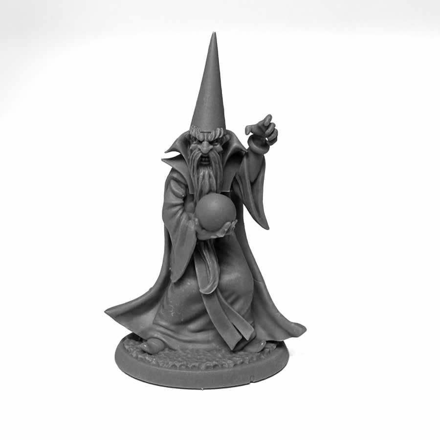 Oman Ruul Wizard Miniature 25mm Heroic Scale Figure 3D Printed Dungeon Dwellers Reaper Miniatures