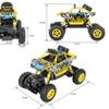 2PACK Remote Control Car for Boys Girls, RC Stunt Car 4WD Monster Truck 2.4Ghz with 6 Rechargeable Batteries Dual Motors Unique Graffiti Off Road Toy Cars view 3