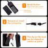 2PACK Halloween Led Mask Light Up Scary Mask Purge Mask with 3 Lighting Modes for Halloween Cosplay Costume. view 3