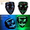 2PACK Halloween Led Mask Light Up Scary Mask Purge Mask with 3 Lighting Modes for Halloween Cosplay Costume. view 4